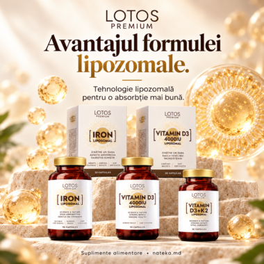 LOTOS PREMIUM — avantajul formulei lipozomale